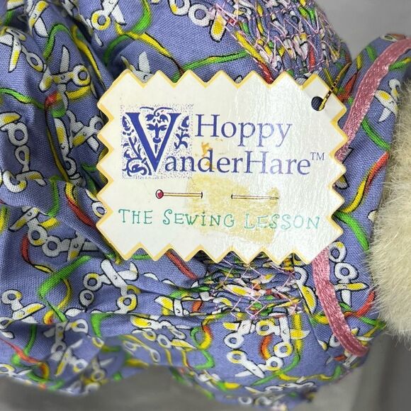 Vintage 1993 Hoppy Vanderhare The Sewing Lesson nwt - Picture 6 of 8
